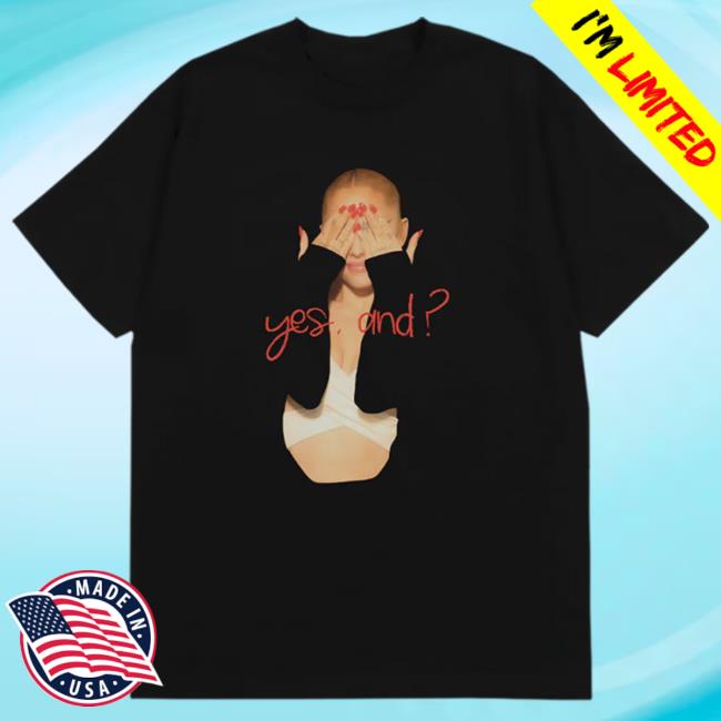 Official Yes, And? Black Tee Shirt