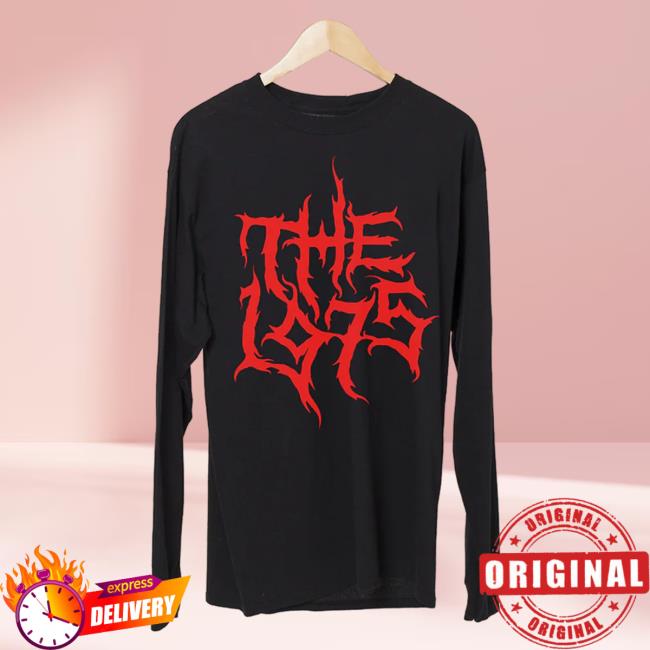 Official The 1975 Apparel Clothing Merch Shop Metal Logo Ls Long Sleeve Shirt New The1975 Store