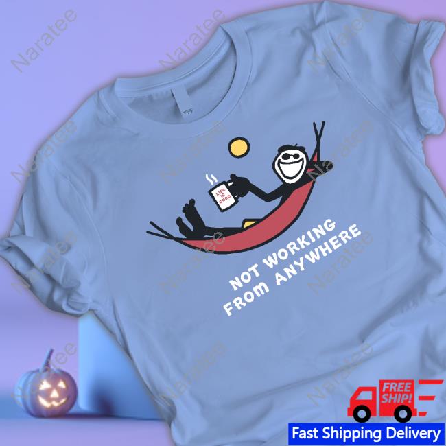 Lifeisgood Merch Not Working From Anywhere Hoodie
