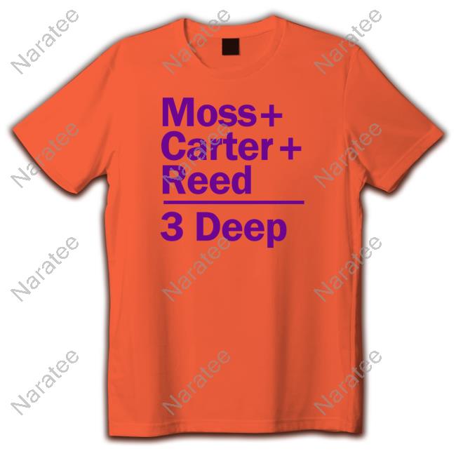 Moss Carter Reed 3 Deep Tee