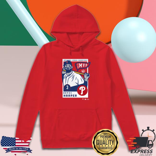 Official Bryce Harper Philadelphia Phillies Fanatics Branded 2022 National League Champions MVP Cap