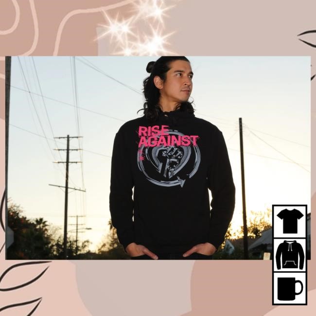 Official Rise Dual HeartFist Logo New Shirt (Black)