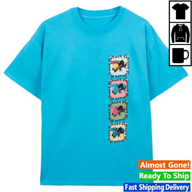 Official Spotify Capsule Merch Store Shop Tyler, The Creator Flower Boy Multi Bee Tshirt SpotifyCapsuleStore