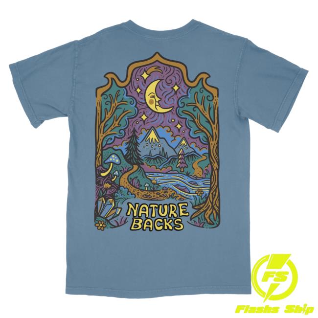 Official Nature Backs Clothing NatureBacks Luna (Fog) Tee