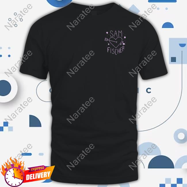 Official Sam Fischer SCP Merch Heart Sketch Sam Fischer T-Shirt