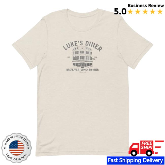 Wb Shop Gilmore Girls Luke's Diner Location T Shirt