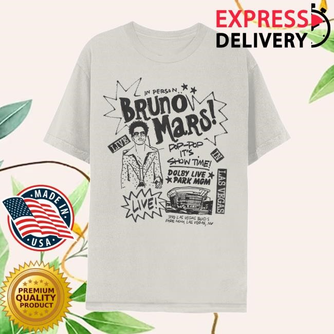 Bruno Mars Official Merch Store – Bruno Mars Live 2024 Shirt