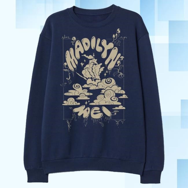 Official Hello Merch Madilyn Mei Sail The Sea Navy Crewneck Sweatshirt HelloMerch