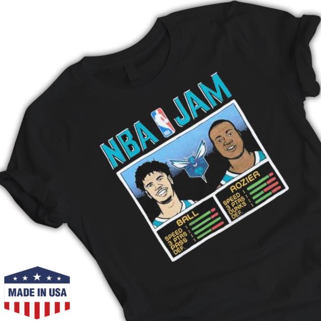 Nba Jam Hornets Ball And Rozier Sweatshirt