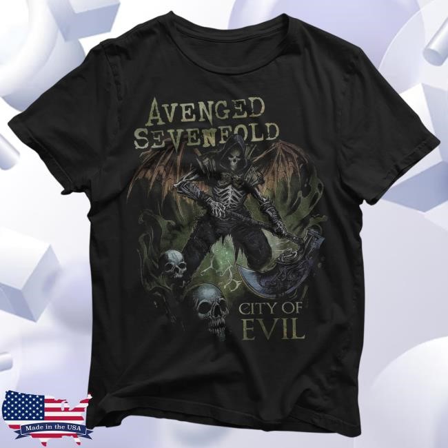 Official Avenged Sevenfold Merch Store Evil Never Dies - Shirt (COE 20th Anniversary) A7X World