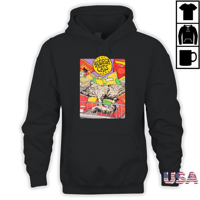 Official Human Being At Large Bodega Cats Tee Shirt