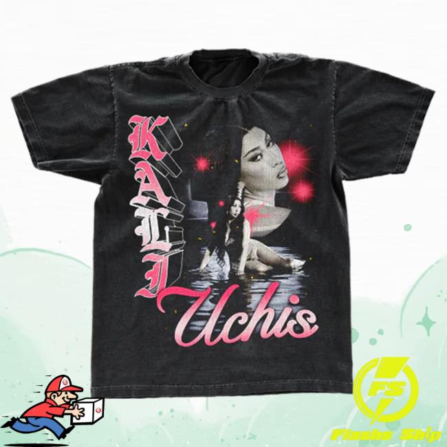 Official Kali Uchis Clothing Store Shop RVIM Tour Black & Pink Tour Top Shirt Kaliuchis Merch