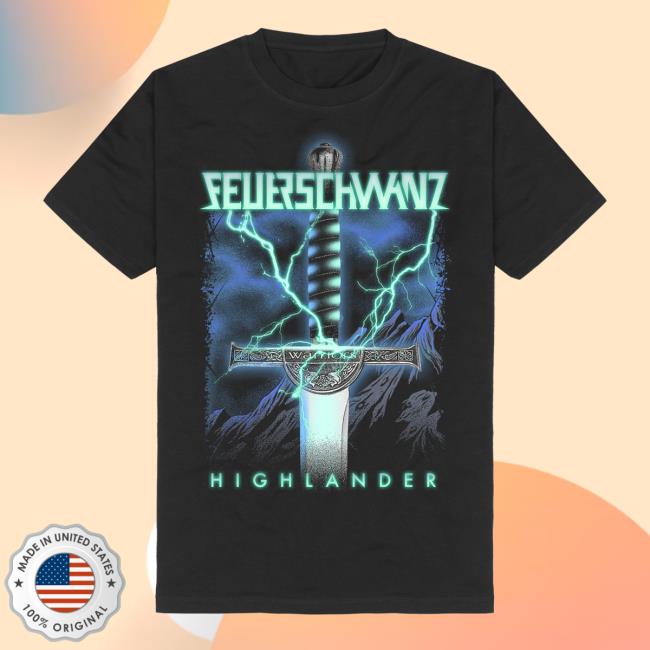 Feuerschwanz Merch Store | Highlander Shirt New Black | Feuerschwanz Offizieller Shop