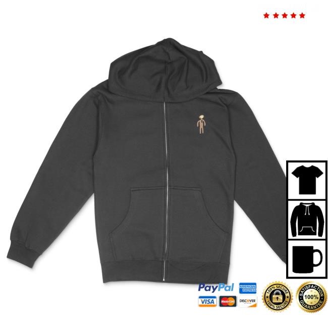 Official Monke Clothing Embroidered Zip-Up Pullover Hoodie MonkeClothing