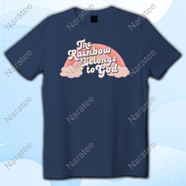 Official Allie The Rainbow Belongs To God Hoodie