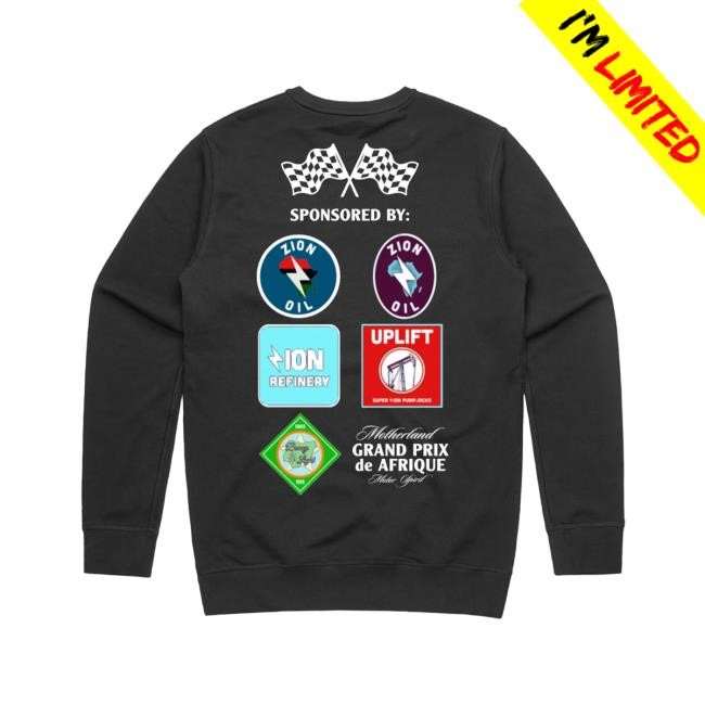 Grand Prix Black Sweatshirt Lupe Fiasco