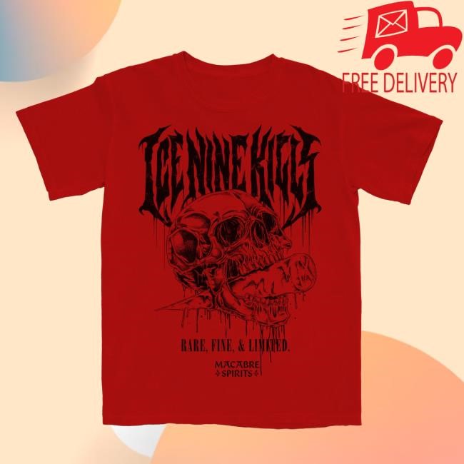 INK Merch Throat Dagger Short Sleeve Shirt – Find Familiar Spirits Ice Nine Kills