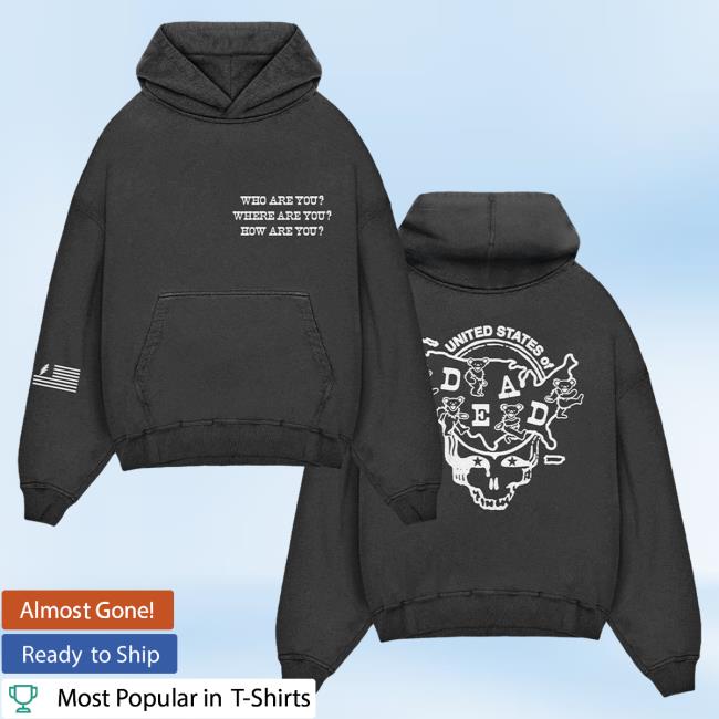 Official Grateful Dead Merch Store United States Of Dead Popover Hoodie GratefulDead Shop