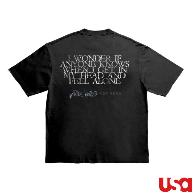 999 Club Merch Booth Shirts Official I Wonder If Anyone Knows When I Get In My Eiead And Feel Alone Tee