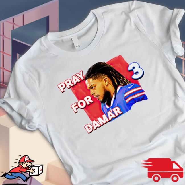 Pray For Damar Hamlin 3 Buffalo Bills T-shirt