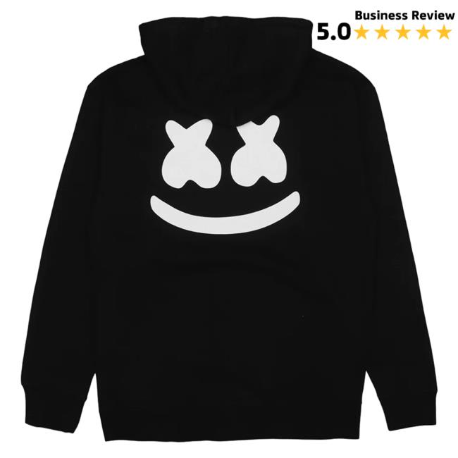 Official Marshmello Merch Store Marshmello Smile Popover Sweatshirt Marshmello Apparel Clothing Shop Marshmello