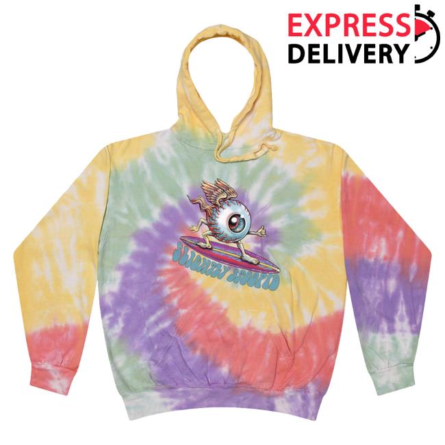 Official Slightly Stoopid Merch Store Shop Slightly Stoopid Surfing Eye Tie Dye Hoodie SlightlyStoopid