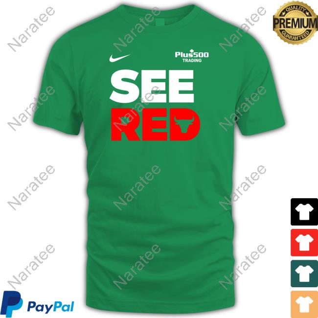 Official Chicago Bulls See Red Tee Shirt