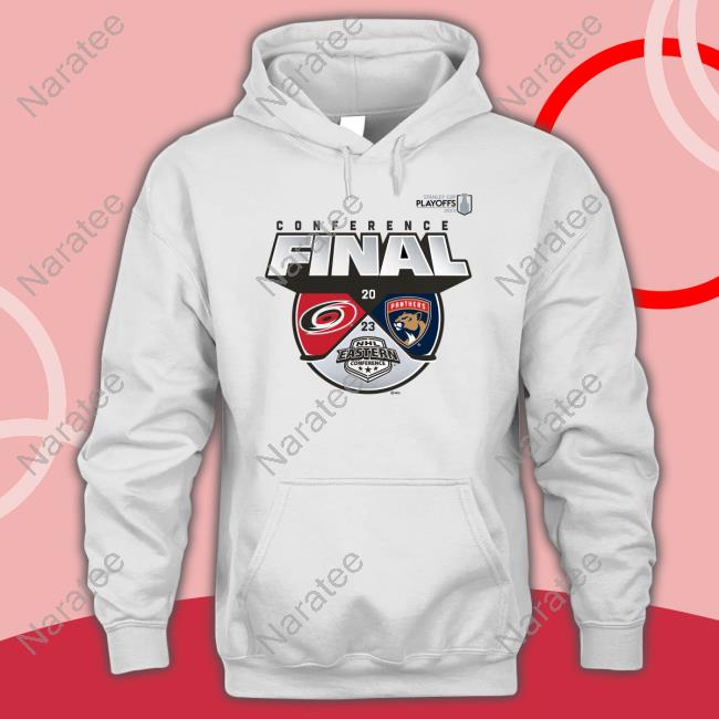 Florida Panthers Vs. Carolina Hurricanes 2023 Eastern Conference Final Faceoff Matchup Tee