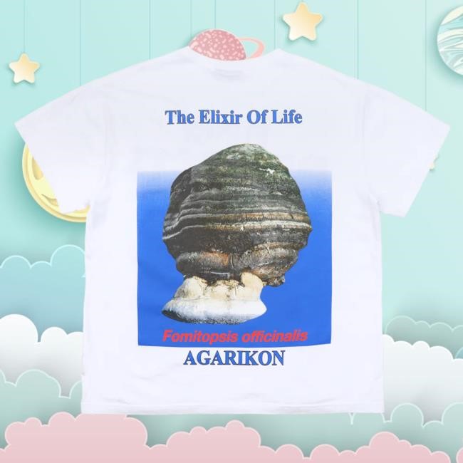Online Ceramics Tee White Elixir — relaxed rotation casual merch