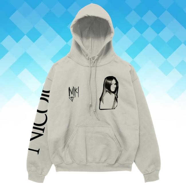 Niki X Guess Grey Hoodie Sweatshirt Official Niki Merchandise