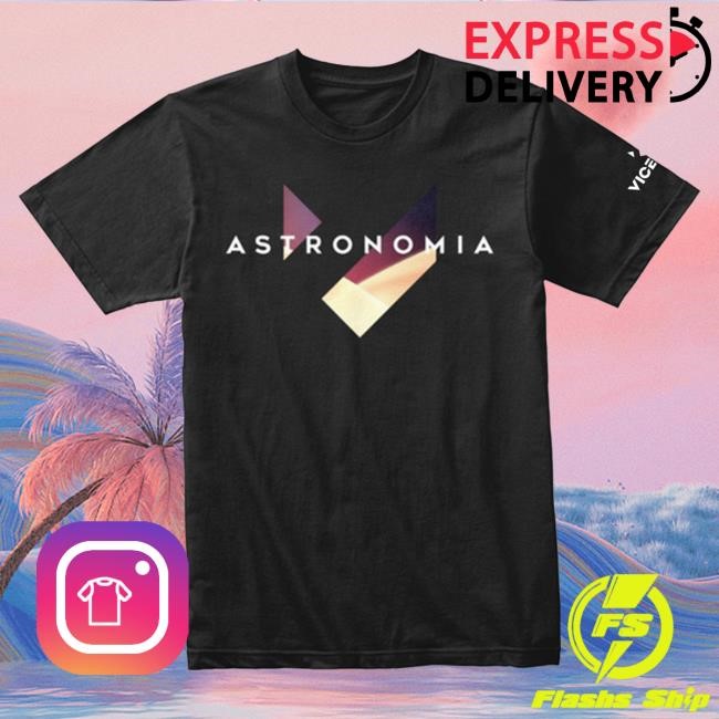 Official Vicetone Merch Store Astronomia Shirt New - Black