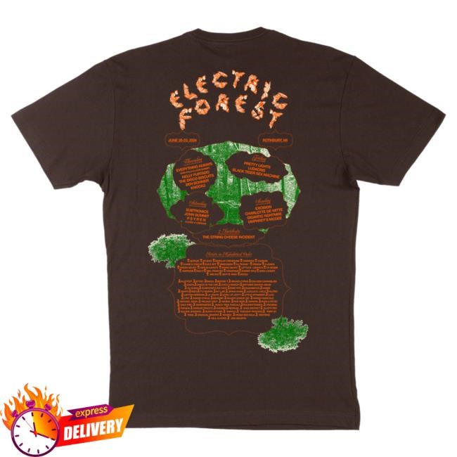 2025 Forest Goods Butterfly Effect Tshirt Electric Forest Festival Official