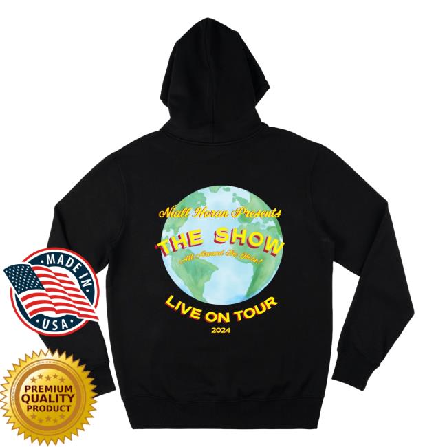 Official Niall Horan Merch Store The Show World Tour Black Long Sleeve Tee Niall Horan Clothing Shop