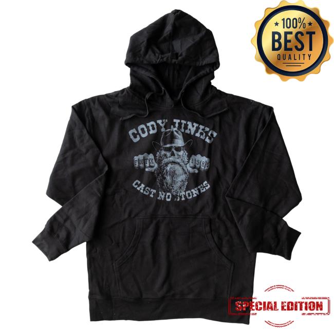 Official Cody Jinks Merch Store Cody Jinks Cast No Stones Pull Over Hoodie Cody Jinks Apparel Clothing Shop CodyJinks