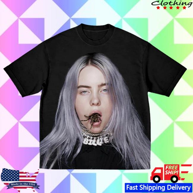 Official Billie Eilish Tarantula Mouth Shirts