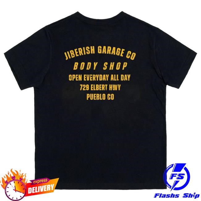 Official Jiberish Magic Carpet New Shirt Black