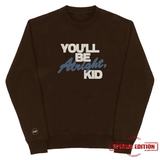Alex Warren You'll Be Alright Kid Initials Pullover Sweatshirt
