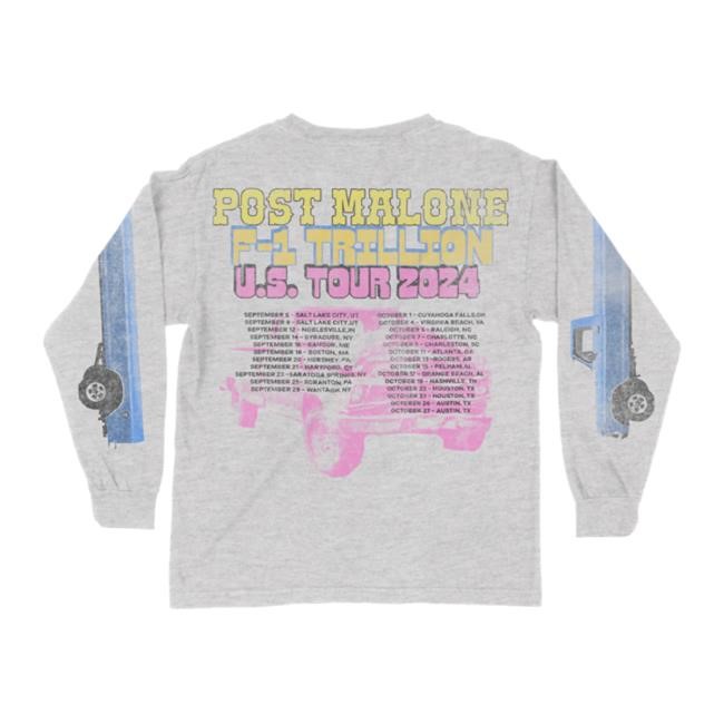 My F-1 Trillion Is This Big L/S Shirt - Post Malone | Official Shop