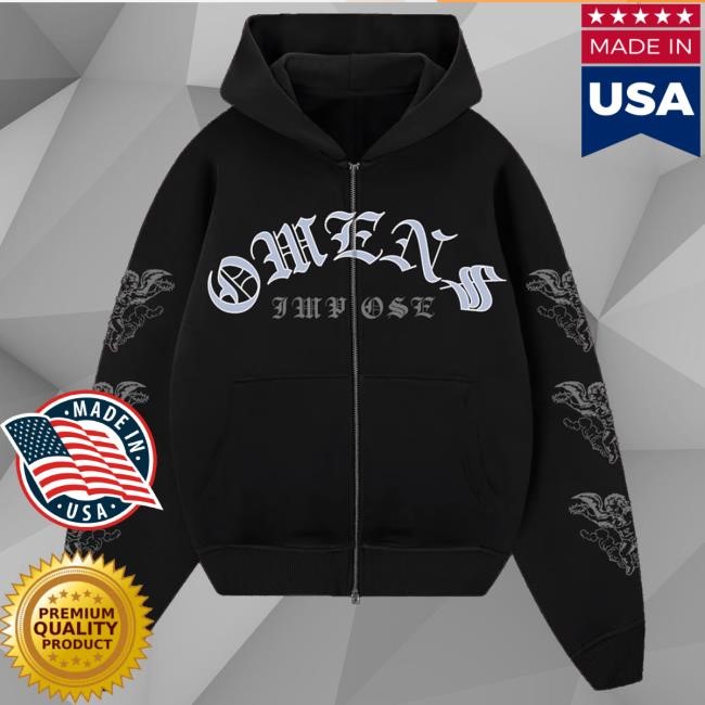 Official Bad Omens Merch Store Omens Zip Up Hoodies