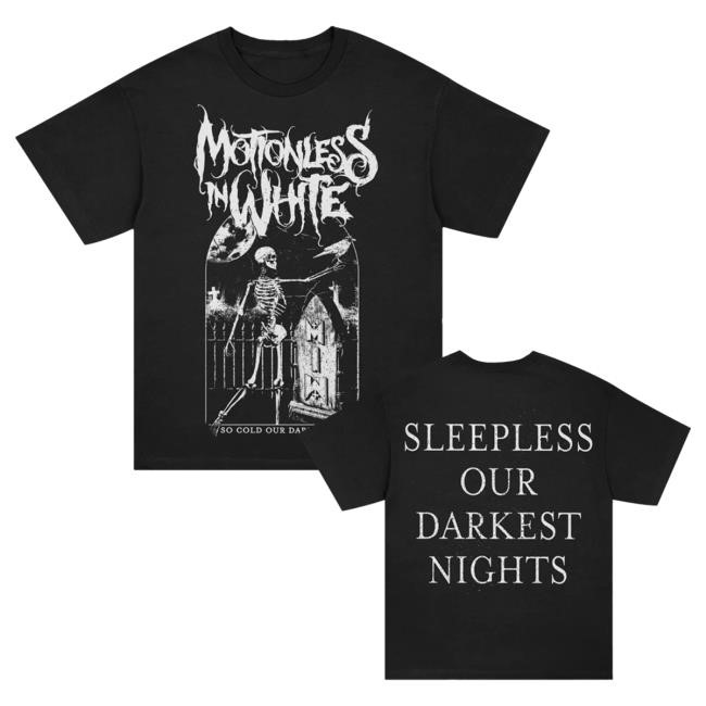 Official Motionless In White Merch Store Fatal Tees (Black)