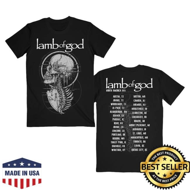Black Static Tour New Shirt Lamb Of God