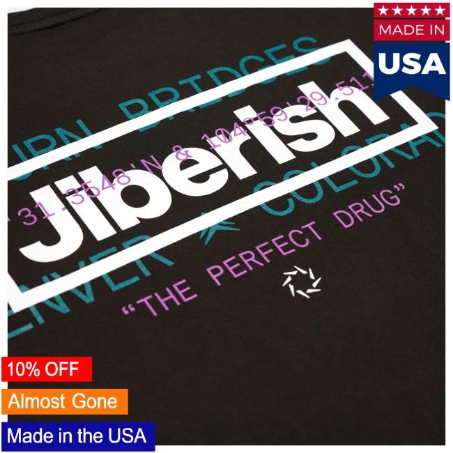 Official Jiberish Clothing Jiberish Lost Highway Heavyweight Organic Top Shirt Black