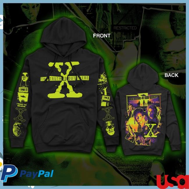 The X-Files Truth Pullover hoodie Creep-O-Rama Scene-ready
