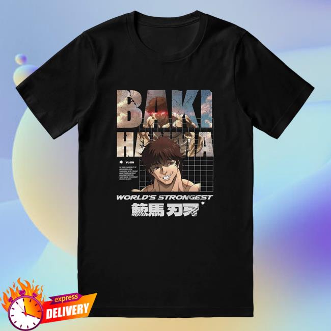 Yujin Clothing Baki Hanma World's Strongest T-Shirts