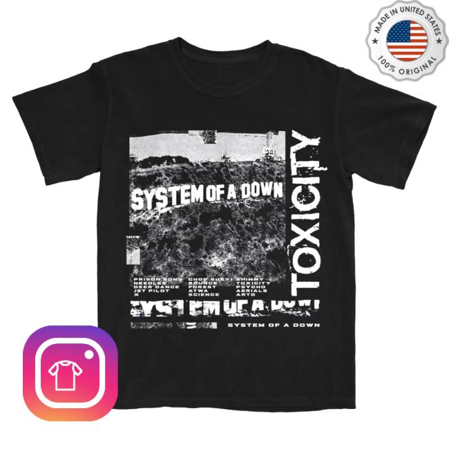 Official System Of A Down Merch Store Shop Merch System Of A Down Photocopy Toxicity T Shirt
