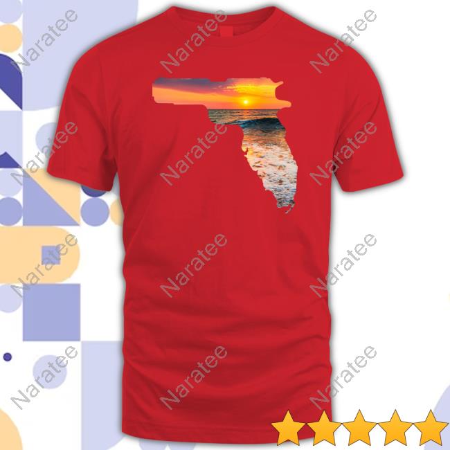 Florida The Gunshine State Gun Map Sweatshirt