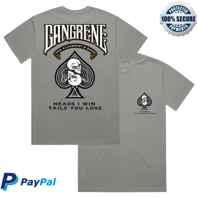 Official ALC Records Merch Shop Gangrene Stacked Deck Product Tee ALC Records