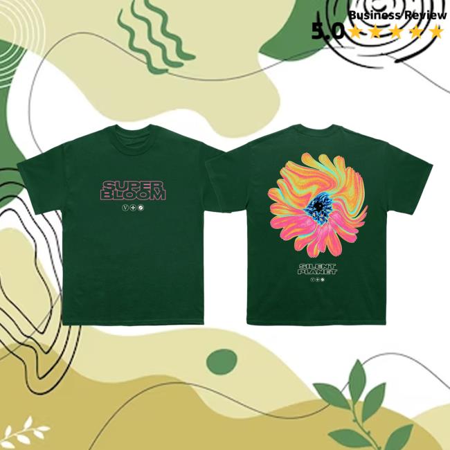 Official Silent Planet Merch Forest Green Overgrowth Popover Shirt