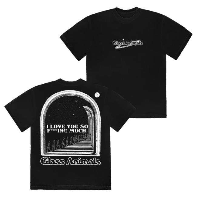 Official Glass Animals Merch Store Shop Glass Animals ILYSFM Hot Shirt in black GlassAnimals