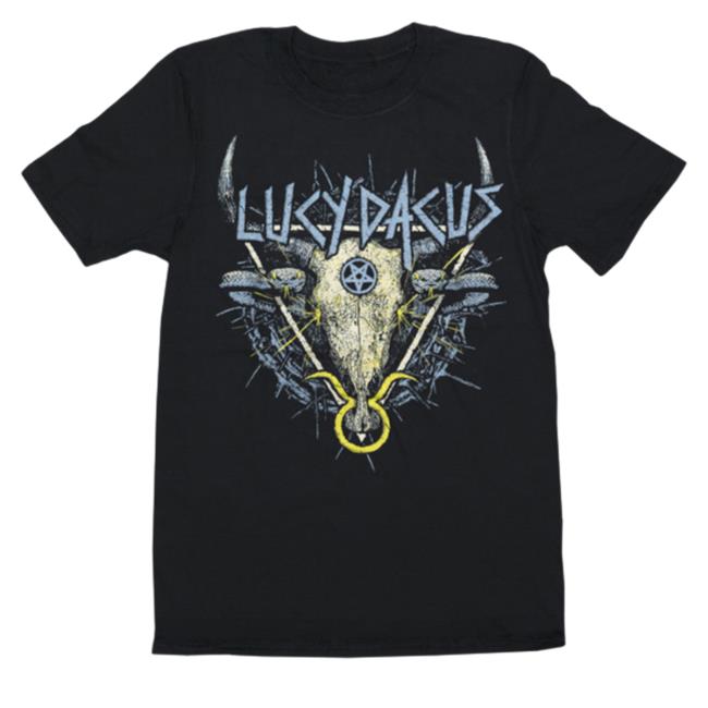 Lucy Dacus Merch Heavy Metal Black T Shirt
